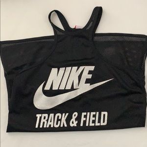 Mesh Nike Track and Field Tank